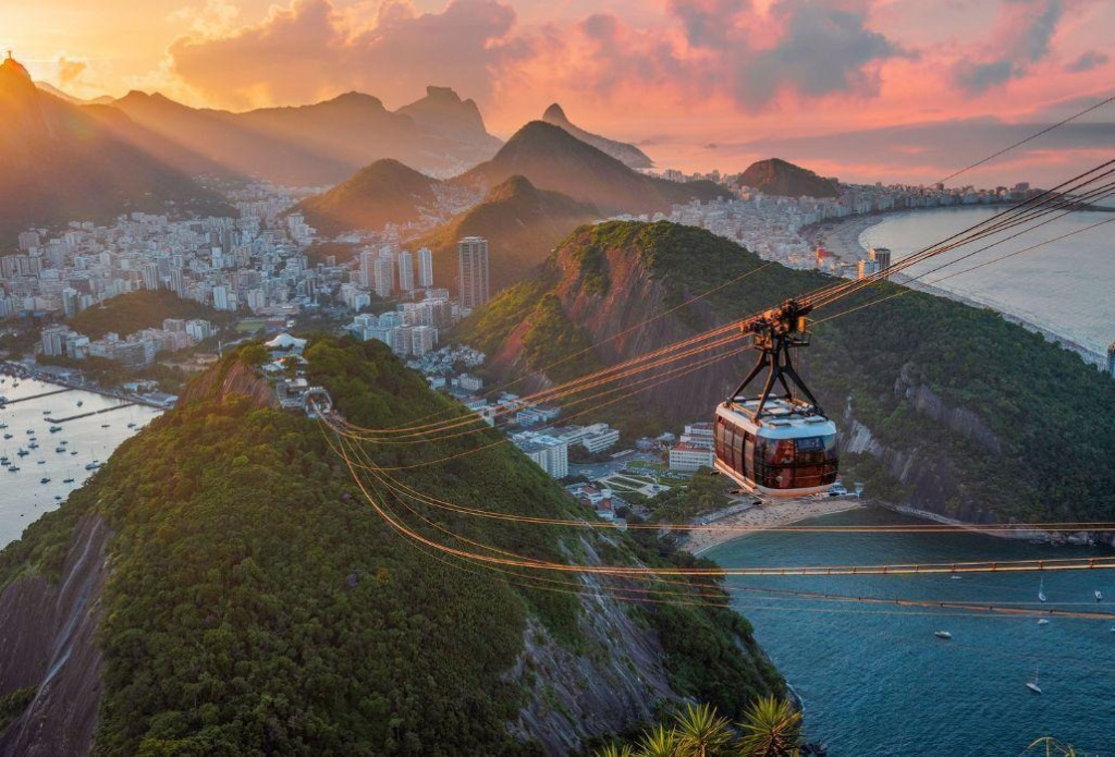 A cable car over a city AI-generated content may be incorrect.