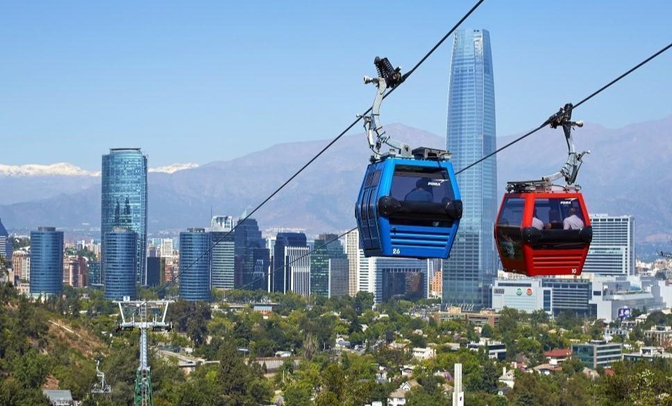 A gondolas in the air over a city AI-generated content may be incorrect.
